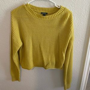 Wild Fable Yellow Scoop Neck sweater - Size Medium